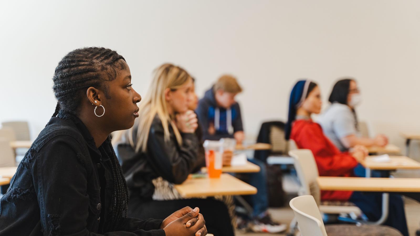 women in classroom