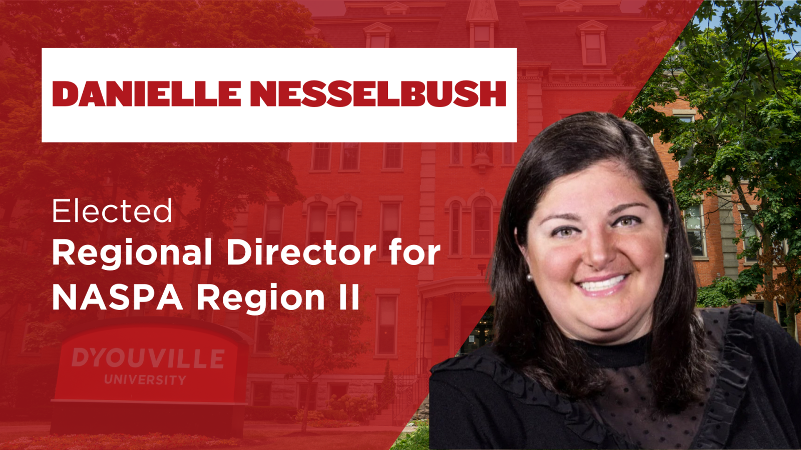Danielle Nesselbush Elected Regional Director for NASPA Region II
