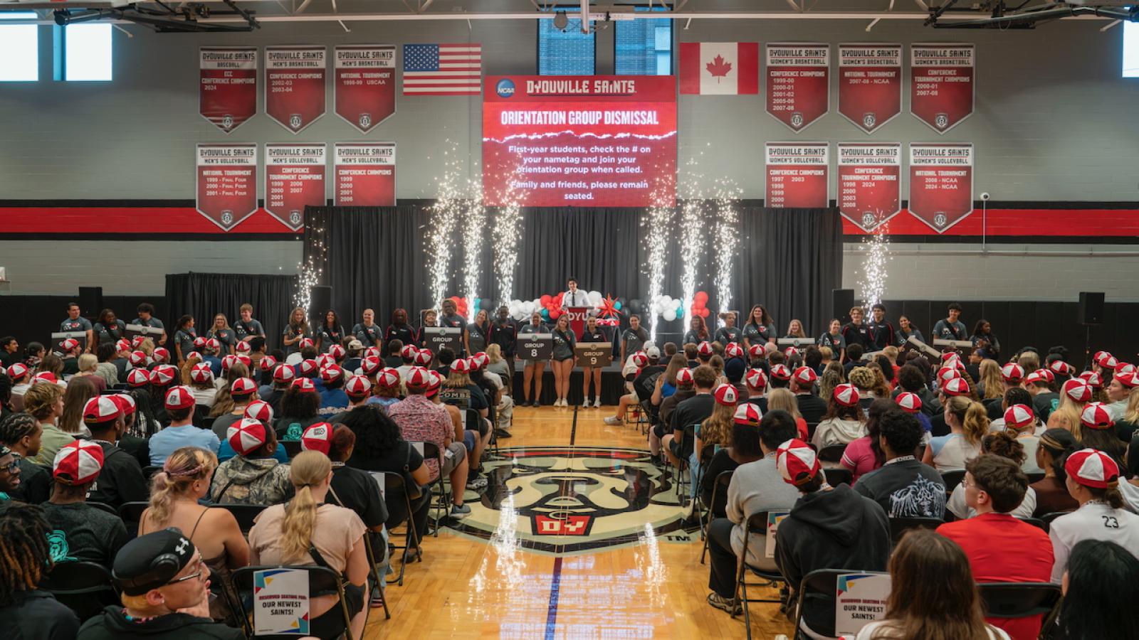 2026 Orientation Dinking Ceremony at D'Youville University in Buffalo, NY