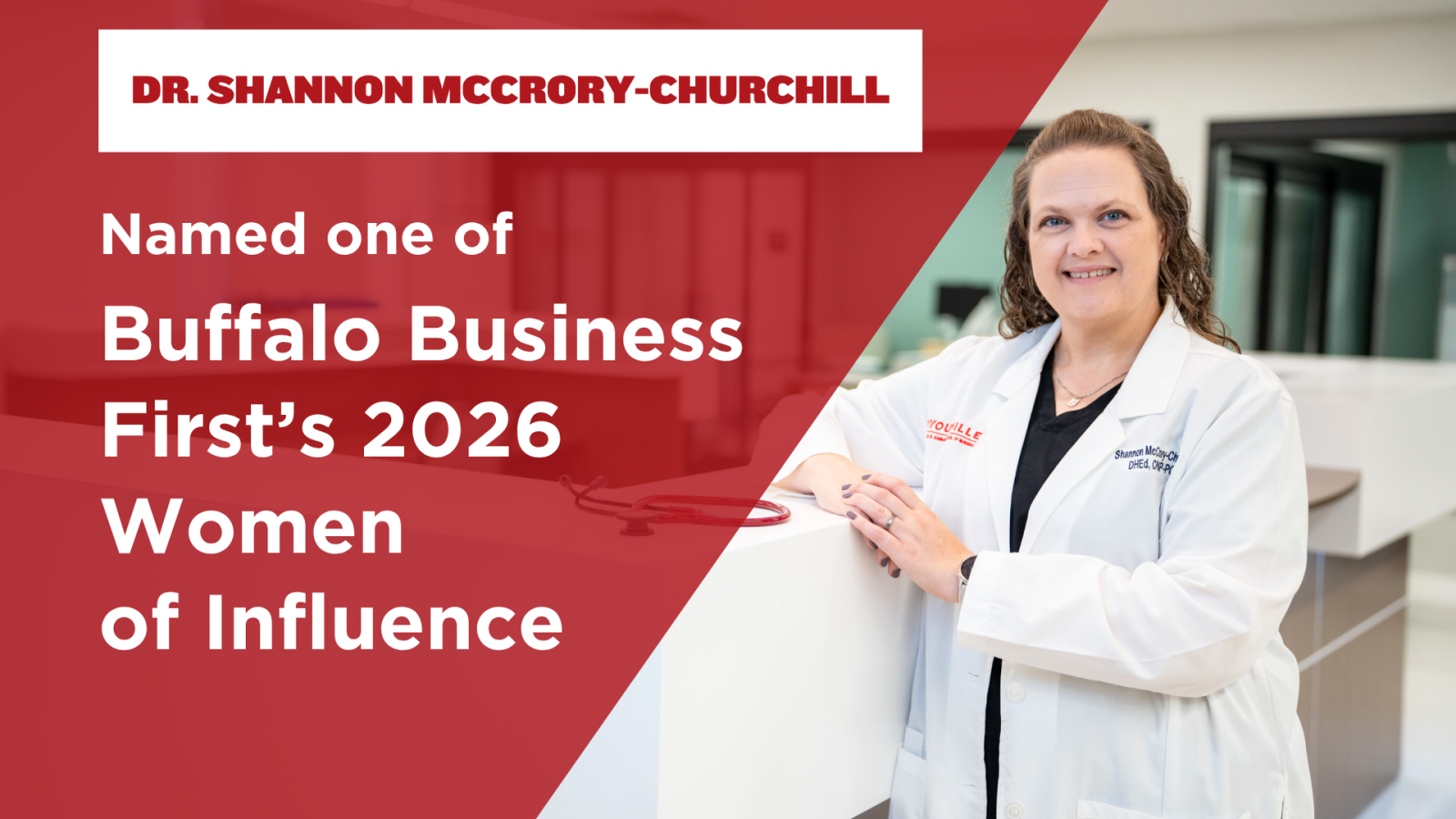 Image of Shannon McCrory-Churchhill named one of Buffalo Business First’s 2026 Women of Influence