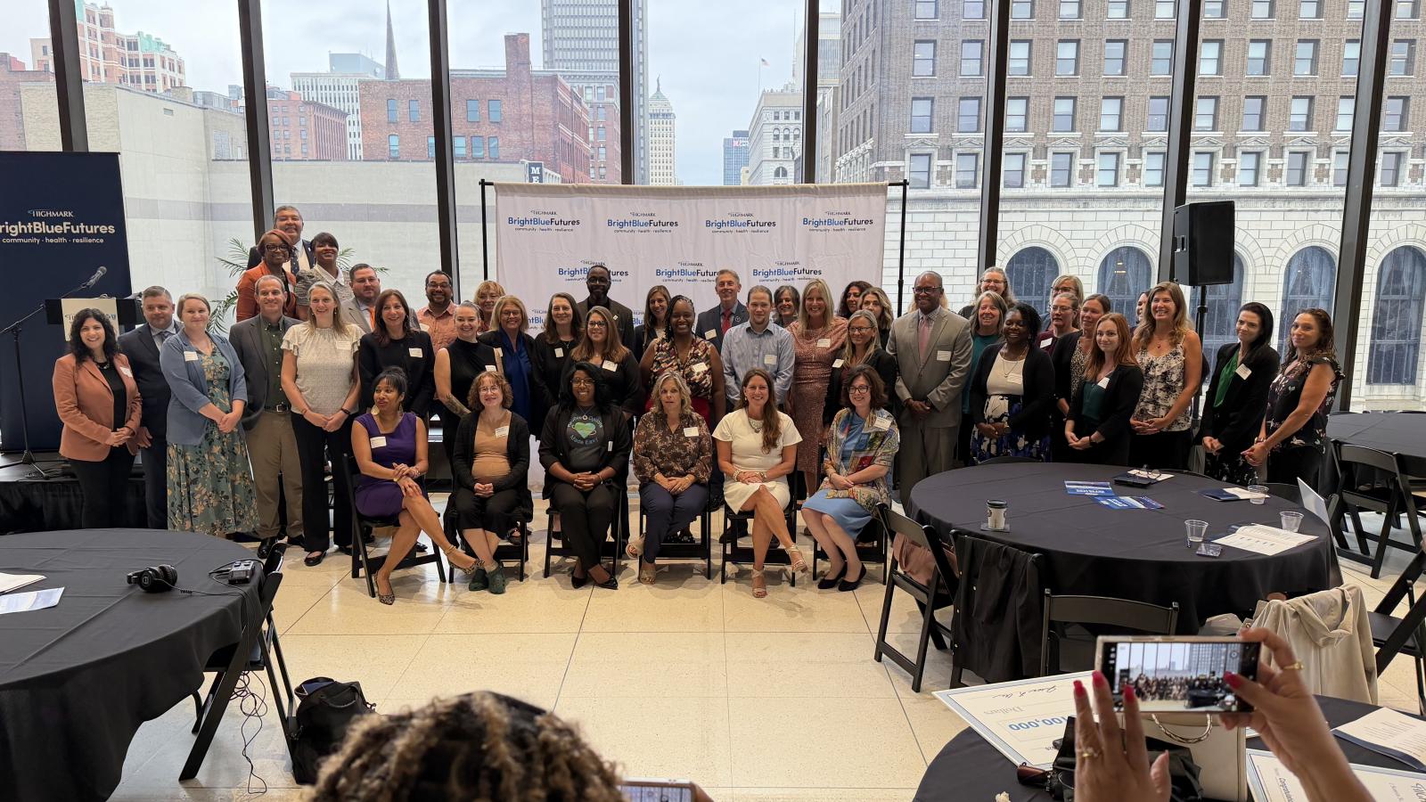 Image of Award Ceremony. Highmark awarding $200,000 to DYU Vital Pharmacy program.  
