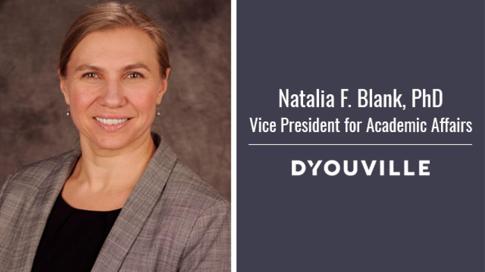 DâYouville Announces New Vice President for Academic Affairs