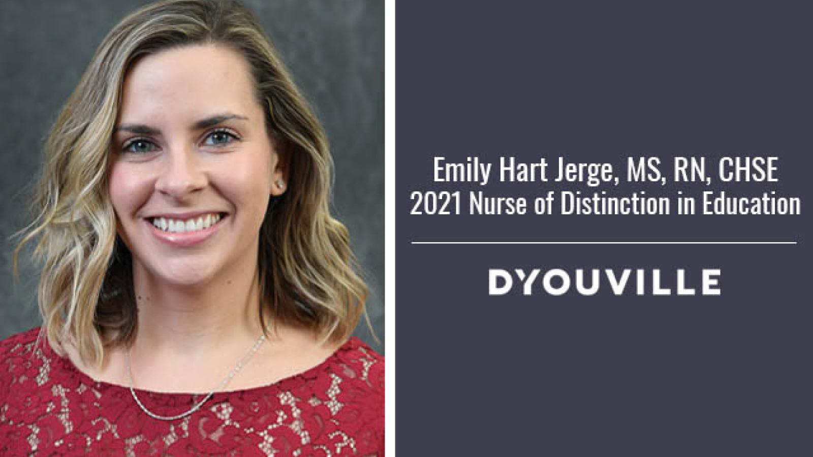 Jerge Named Nurse of Distinction for Education