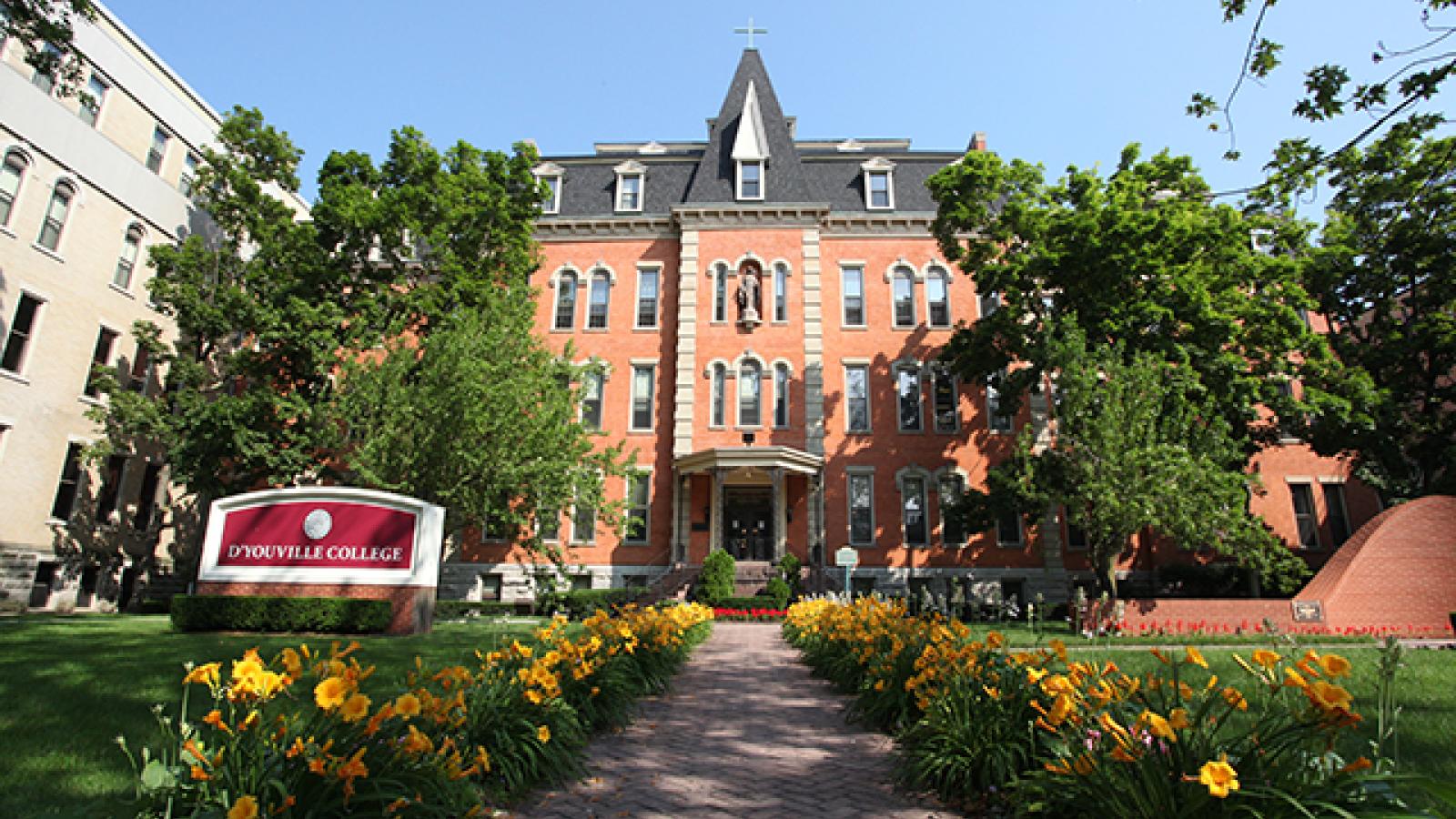 Photo: D'Youville College campus in summer