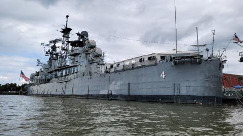 Little Rock Naval Ship at Canalside