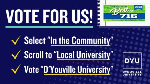 how to vote for D'Youville