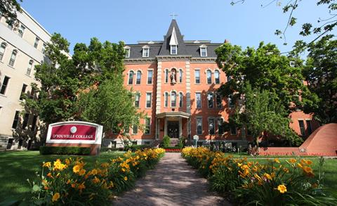 Photo: D'Youville College campus in summer
