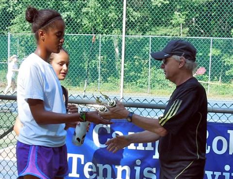 DâYouville Prof Presents Trophy to Obamaâs Daughter