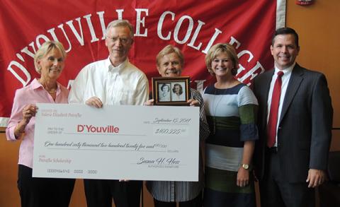 DâYouville Receives over $160,000 for Scholarships for Students in the Sciences