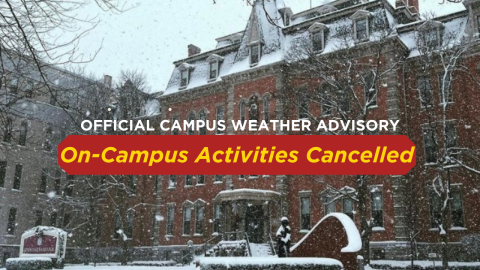 Afternoon Campus Activities Cancelled