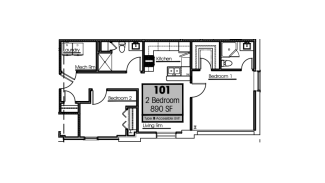 unit 101 floor plan