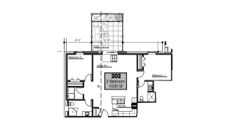 Unit 202 2 bedroom