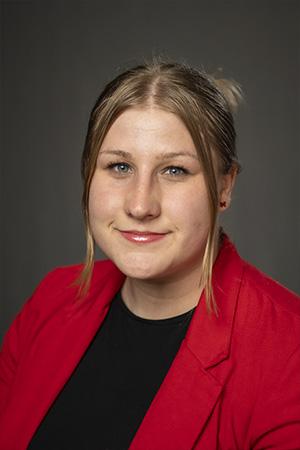 woman smiles at the camera