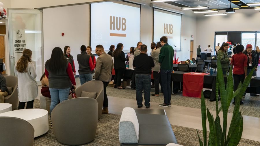 Connecting at DYU Open House 