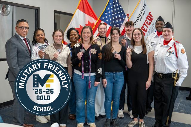 military friendly school, gold standard badge 25-26