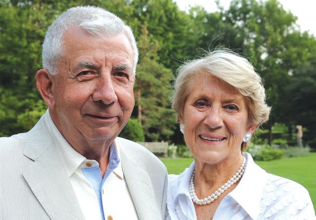 Patricia H. Garman and her husband