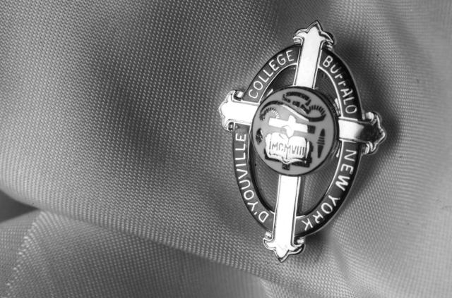 Nursing pin that reads D'Youville College Buffalo New York