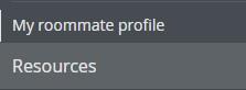 my roommate profile, resources