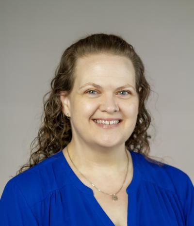 shannon mccrory churchill smiling at the camera